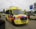 Kop-staartbotsing met lichtgewonde vrouw