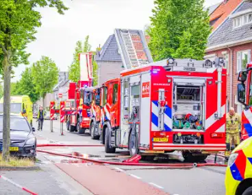 Grote brand in woning met vijf gewonden