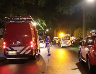 Hulpdiensten zoeken naar persoon te water
