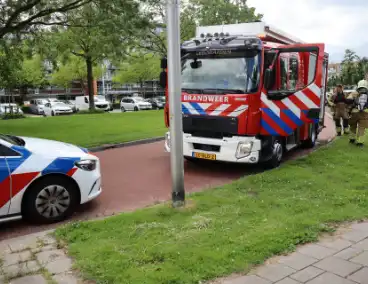 Eten in oven veroorzaakt brand
