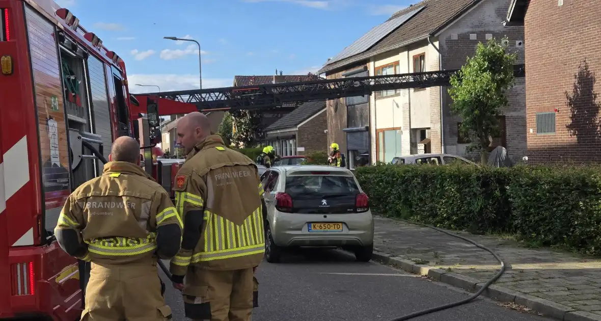 Woningbrand in Sittard trekt veel aandacht