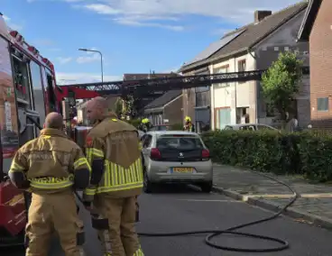 Woningbrand in Sittard trekt veel aandacht