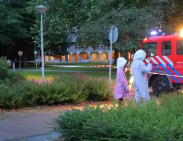 Brand in appartement leidt tot ontruiming van flatgebouw