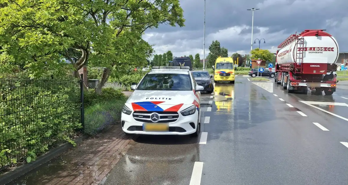 Fietser komt ten val tijdens rit