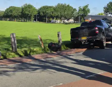 Verlies van voorwiel na ongeval