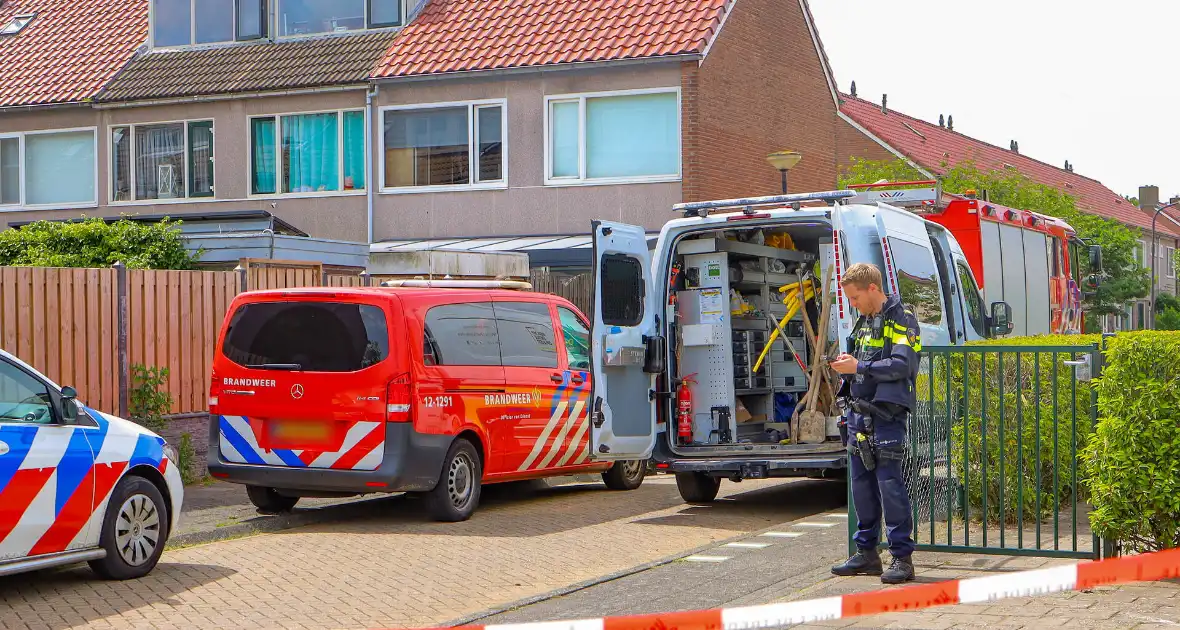 Ontruimde woningen na gaslekkage