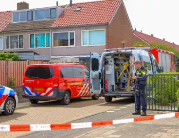 Ontruimde woningen na gaslekkage
