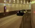 Flinke aanrijding in de maastunnel, Bestuurder aangehouden