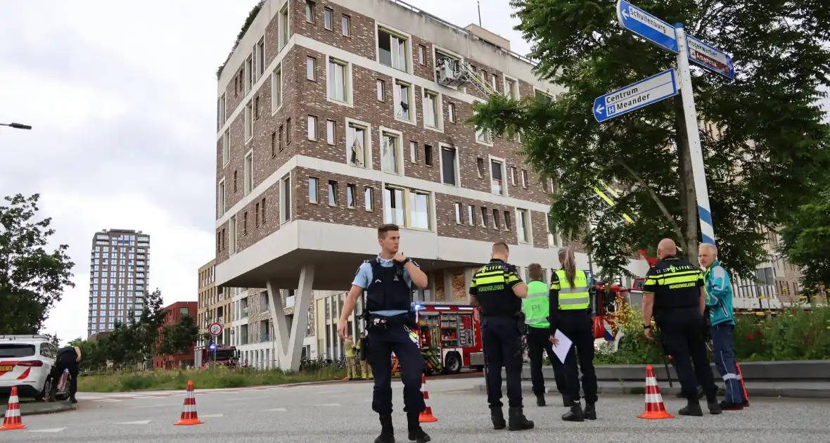 Brand bij Leger des Heils zorgt voor grote inzet