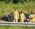 Auto volledig uitgebrand op snelweg