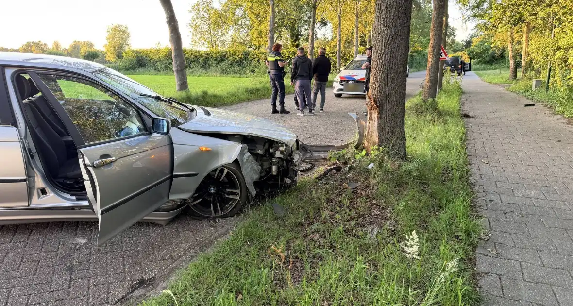 Auto botst op boom, één gewonde - Foto 1