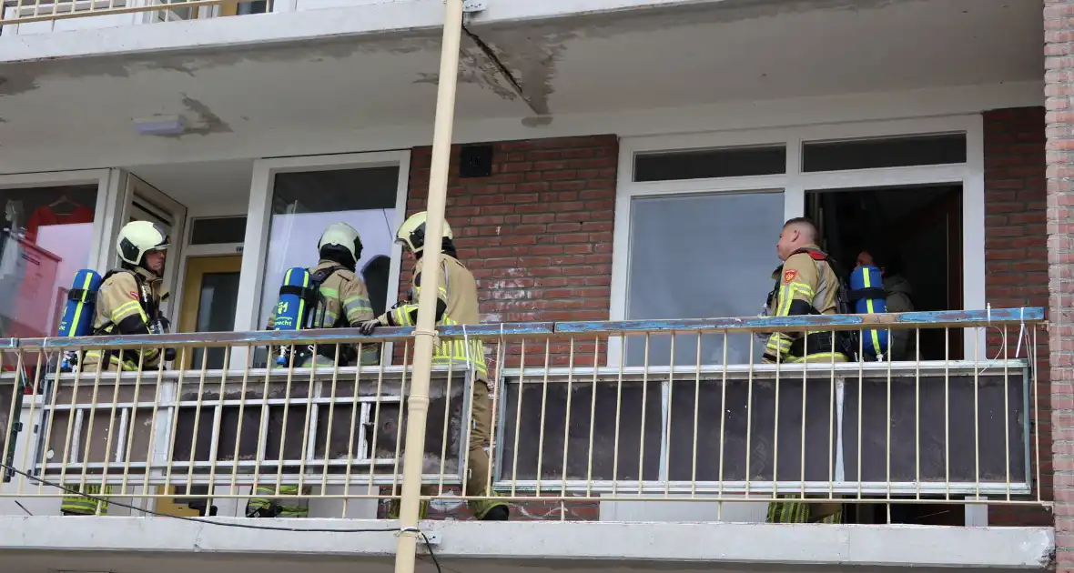Pan op het vuur zorgt voor rookontwikkeling in woning