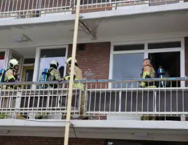 Pan op het vuur zorgt voor rookontwikkeling in woning