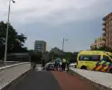 Fatbike-bestuurder gewond bij aanrijding met bestelbus