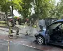Voertuigbrand in bestelbusje onder controle