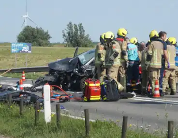Kinderen betrokken bij frontaal ongeluk