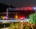 Auto slaat over de kop bij ongeval op A2