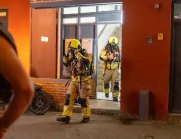 Brand in badkamer snel onder controle
