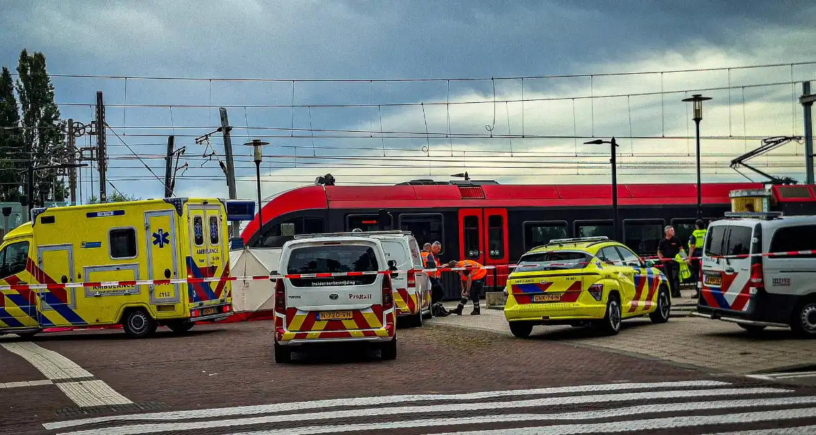 Ongeval bij spoorwegovergang zorgt voor grote hulpverlening