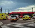Ongeval bij spoorwegovergang zorgt voor grote hulpverlening