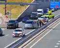 Kop-staartbotsing bij tunnel leidt tot afsluiting van rijstrook