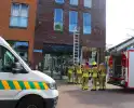Brandweer redt vogel uit benarde positie