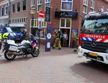 Brandweer in actie wegens gaslekkage tijdens sloopwerkzaamheden