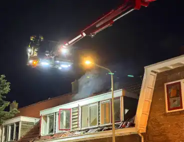Brand in sloopwoningen onder controle