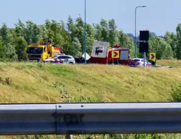 Eenzijdig ongeval met brandweerwagen