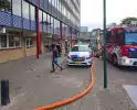 Brand in flatwoning leidt tot ontruiming