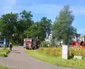 Rook uit dak leidt tot grote brand