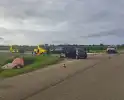 Ongeval met twee auto's zorgt voor aanzienlijke schade