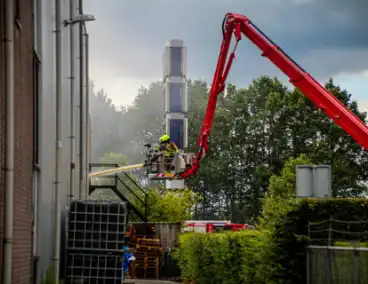 Brand in container leidt tot grote rookontwikkeling