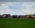Ongeval tussen bedrijfsbussen leidt tot wegafsluiting