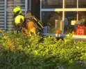 Brand in bedrijfsgebouw snel onder controle