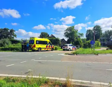 Ongeval met fietser leidt tot verwondingen