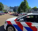 Persoon met verward gedrag op dak van COA-locatie