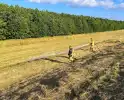 Gemaaid gras en pannetje op het vuur gedoofd