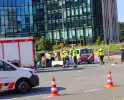 Zwaargewonde bij aanrijding fatbike en taxi