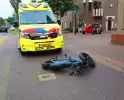 Persoon valt van fatbike