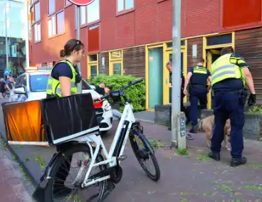Aanhouding na conflict na aanrijding tussen fietsers