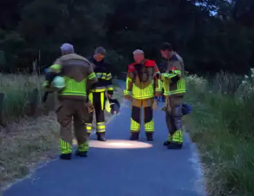 Controle na brand in berm
