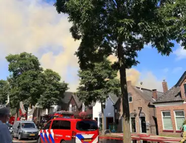 Zeer grote brand in Meppel leidt tot evacuatie