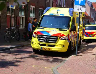 Fietsster valt en raakt gewond
