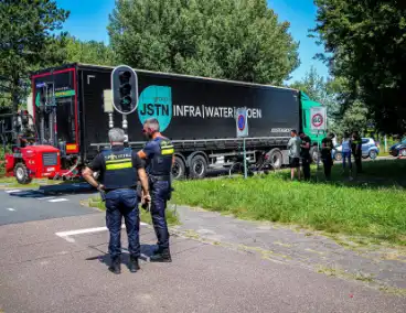 Ongeval tussen vrachtwagen en fietser, kindje zwaargewond naar ziekenhuis