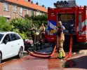 Brandweer groots opgeroepen na ontploffing van accu