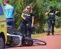 Scooterrijder en fietser in botsing op fietspad
