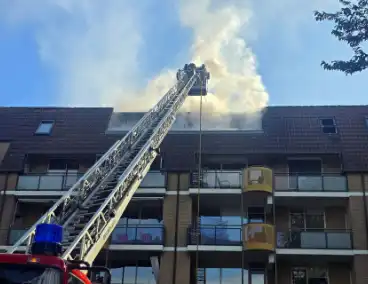 Woningbrand in appartement zorgt voor rookontwikkeling