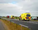 Zwaargewonde na ernstig ongeval langs provinciale weg