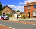 Brand in woning leidt tot ziekenhuisopname moeder en kind